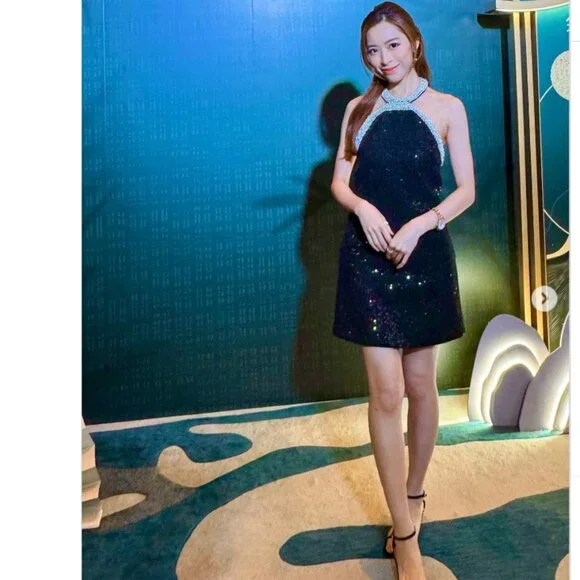 Self portrait Boucle Pearl sequin dress - Picture 6 of 12